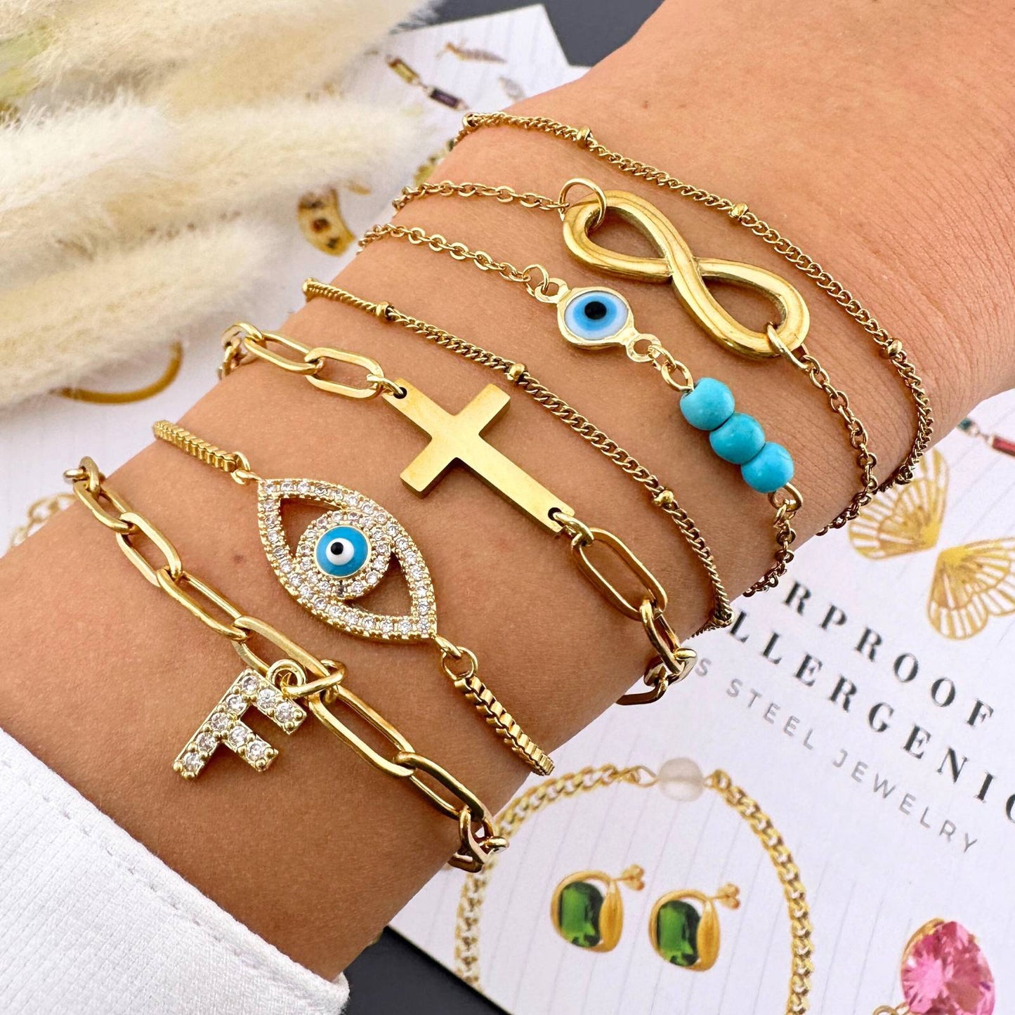 "INFINITY LOVE" I STACKABLE BRACELETE | 18K gold plated