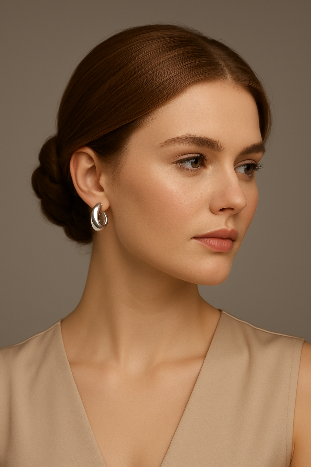 Paola I Silver Twisted Mini Hopps