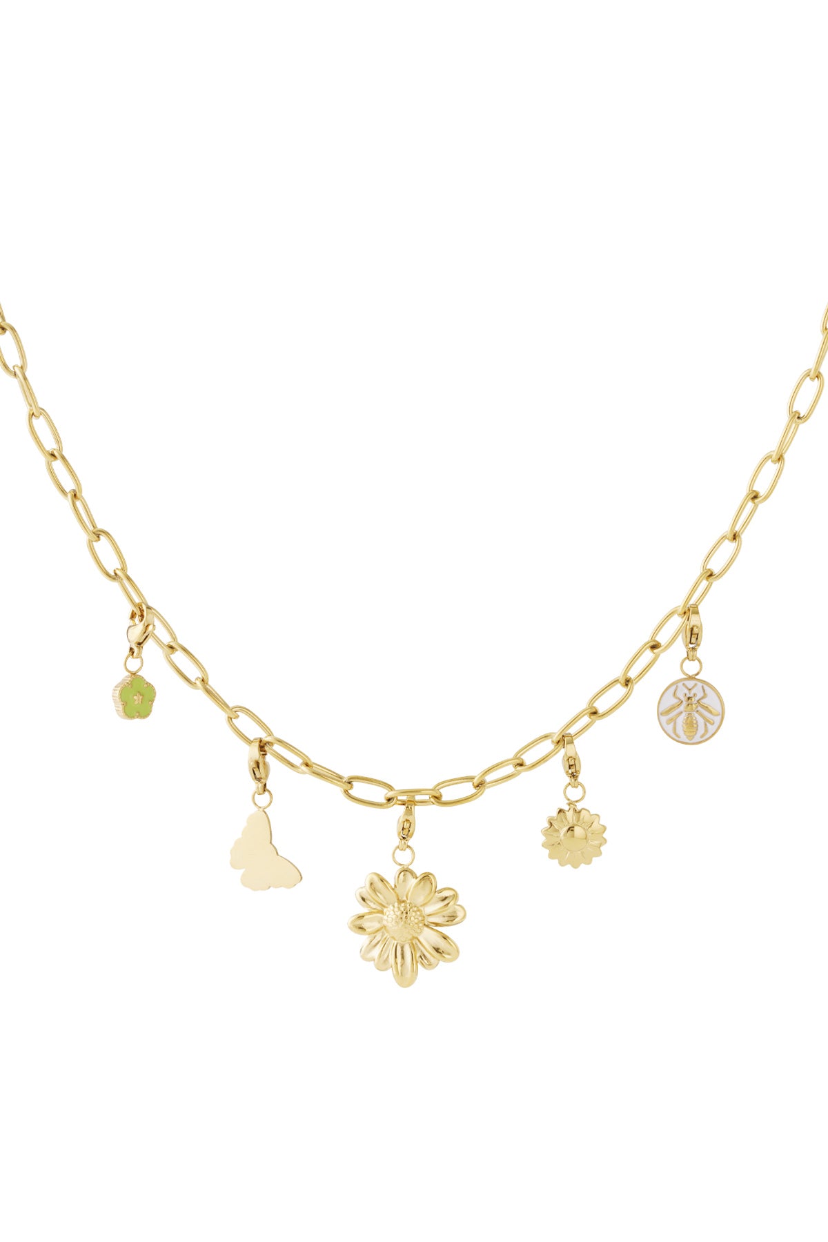 Cute Flower Charm_Built Your Necklace