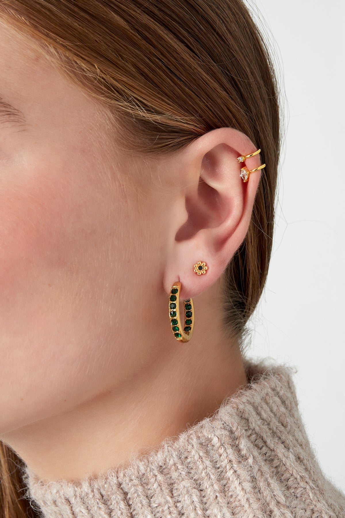 earcuff elegant shimmer