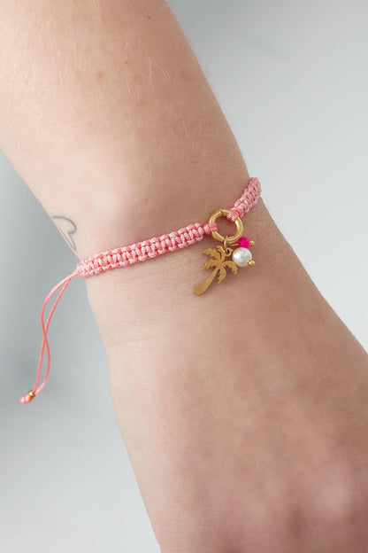 palm paradise bracelet - orange and 