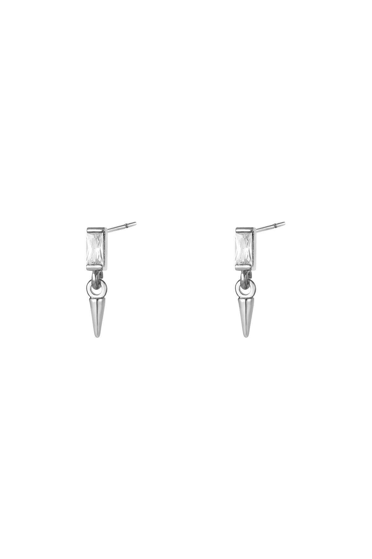 Earrings Little Cone Silver Color Copper