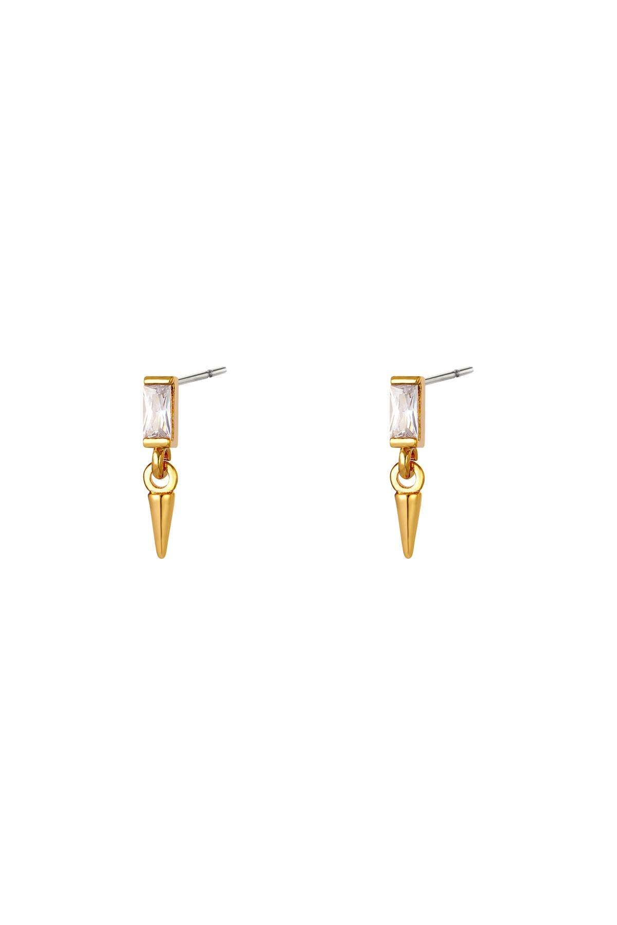 Earrings Little Cone Silver Color Copper