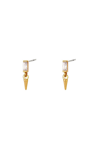 Earrings Little Cone Silver Color Copper