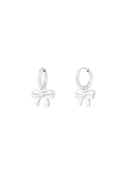 earrings simple bow