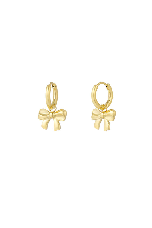 earrings simple bow