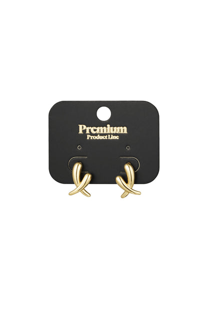 crossed earrings