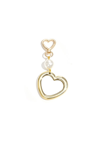 Heart studs with stones