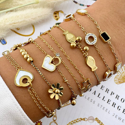 Mum LOVE" I Stackable Bracelet