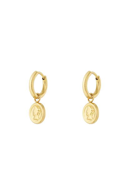 Muse coins earrings
