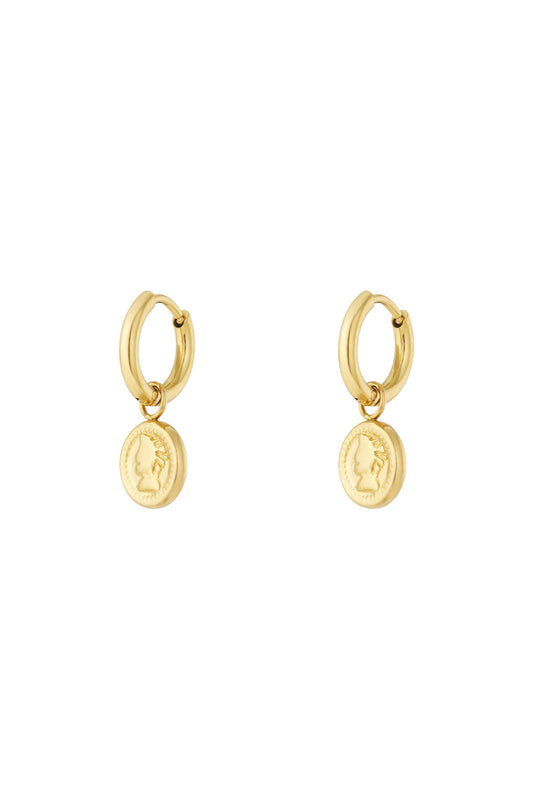 Muse coins earrings