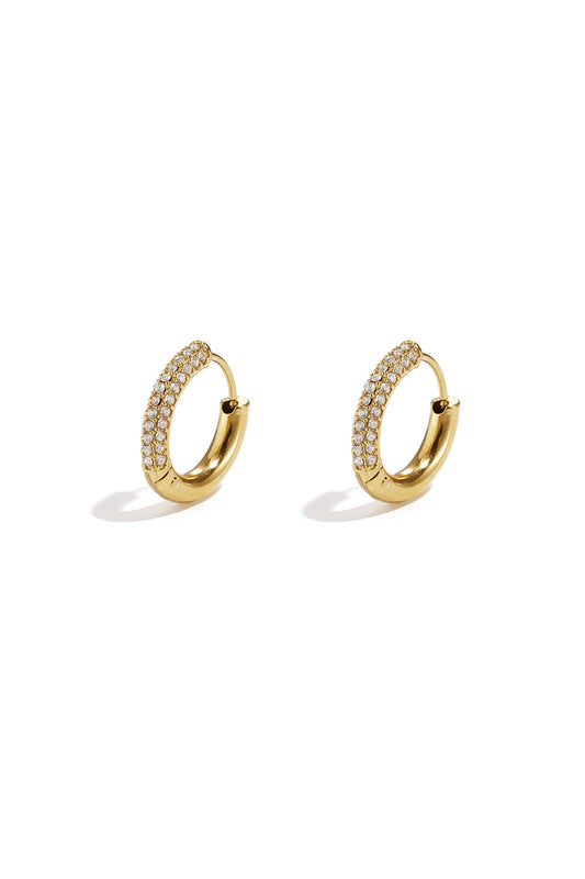Stainless Steel Hoop Earrings Circle Simple Daily Simple Series Women's jewelry