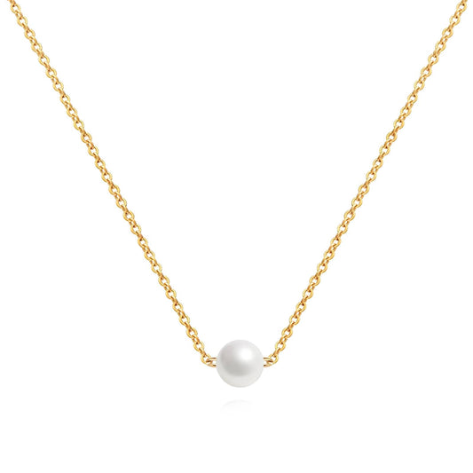 'PERLA" 18K gold plated necklace