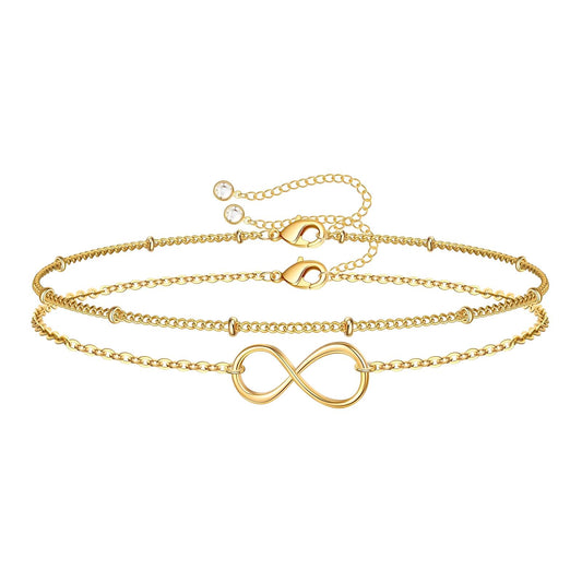 "INFINITY LOVE" I STACKABLE BRACELETE | 18K gold plated