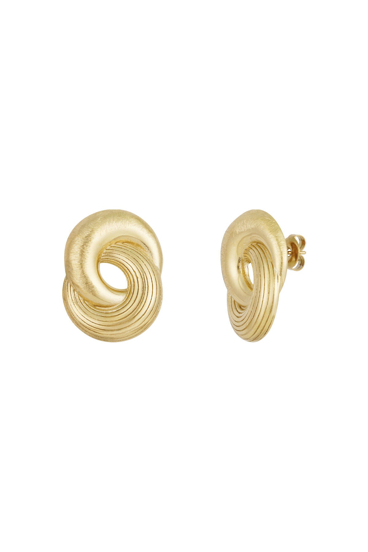 infinity twist earrings