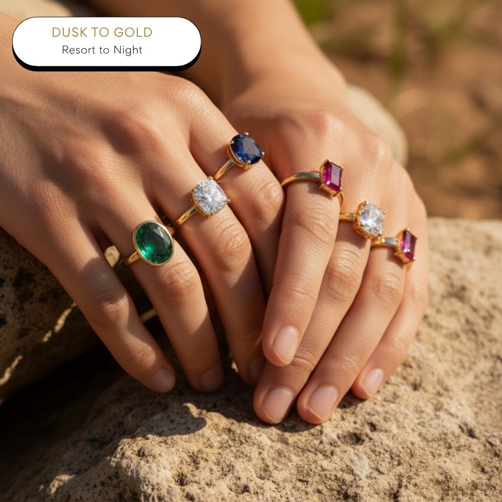 Gold rings resort — Veneris & Co summer edit