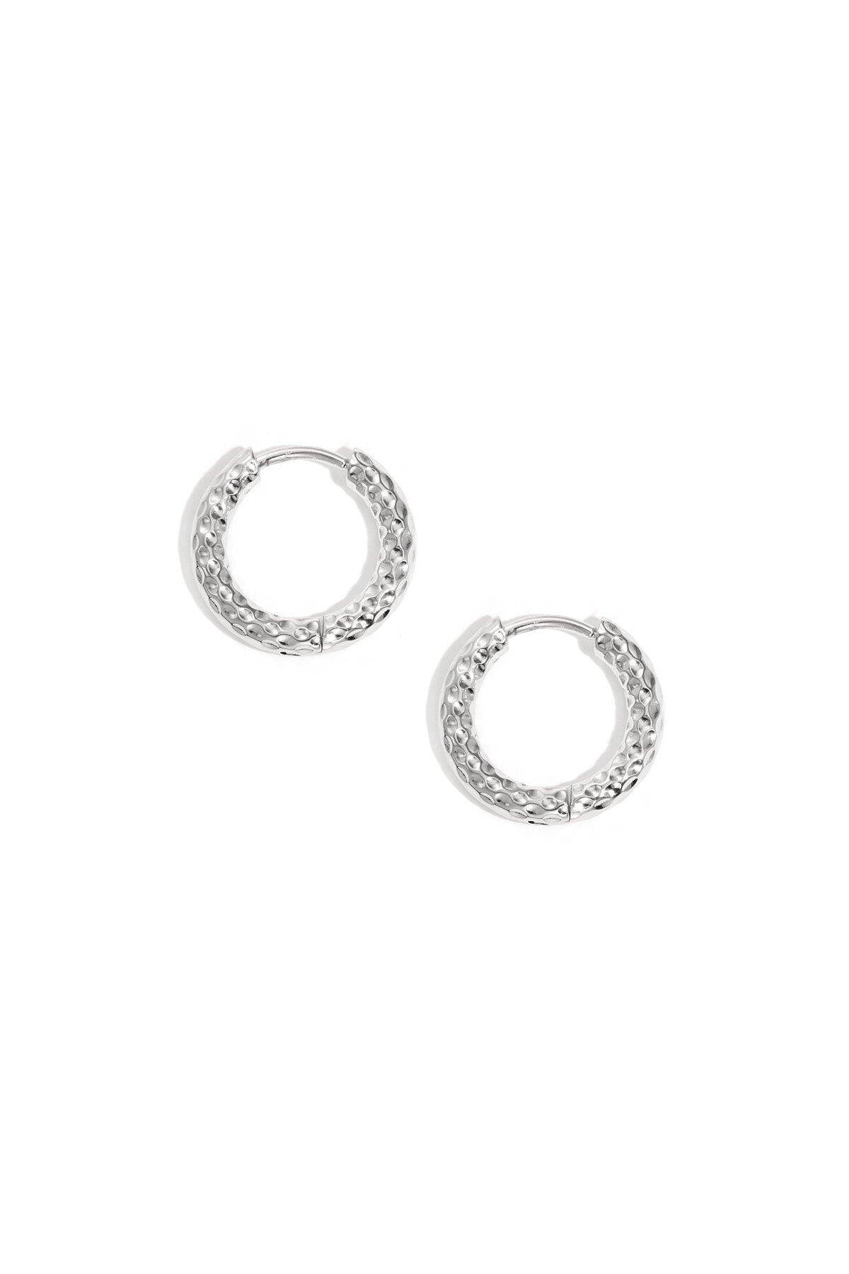 Gravé Hoops in silver