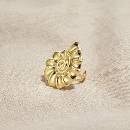 Nautile Spiral Ring