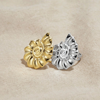 Nautile Spiral Ring