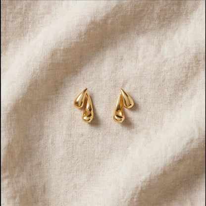 The Curved Drop Earrings