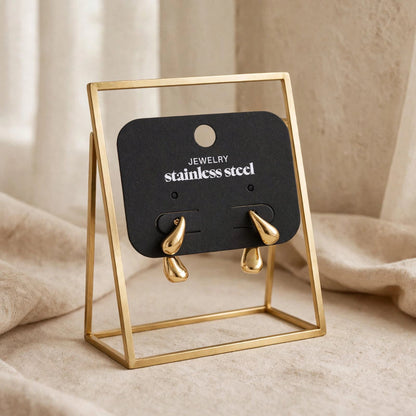 The Curved Drop Earrings